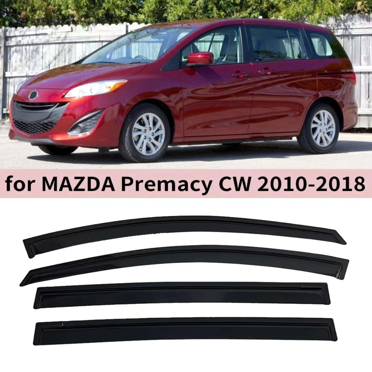 

Оконный козырек для MAZDA 5 Premacy CW 2010 2011 2012 2013 2014 2015 2016 2017 2018 Weathershied дверной козырек ветрозащитные солнцезащитные дождевики