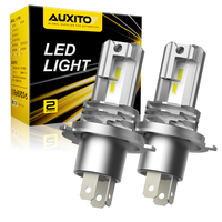 AUXITO 1/2Pcs H4 LED Headlight Bulbs Canbus 9003 HB2 High Low Beam Car Motorcycle Headlamp for BMW Chevrolet Toyota Hilux Yaris