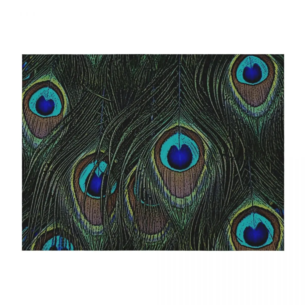 

Peacock feathers, bird lover gifts, cool bird outfits, beautiful feather patterns Throw Blanket Cute Plaid Soft Beds Blankets