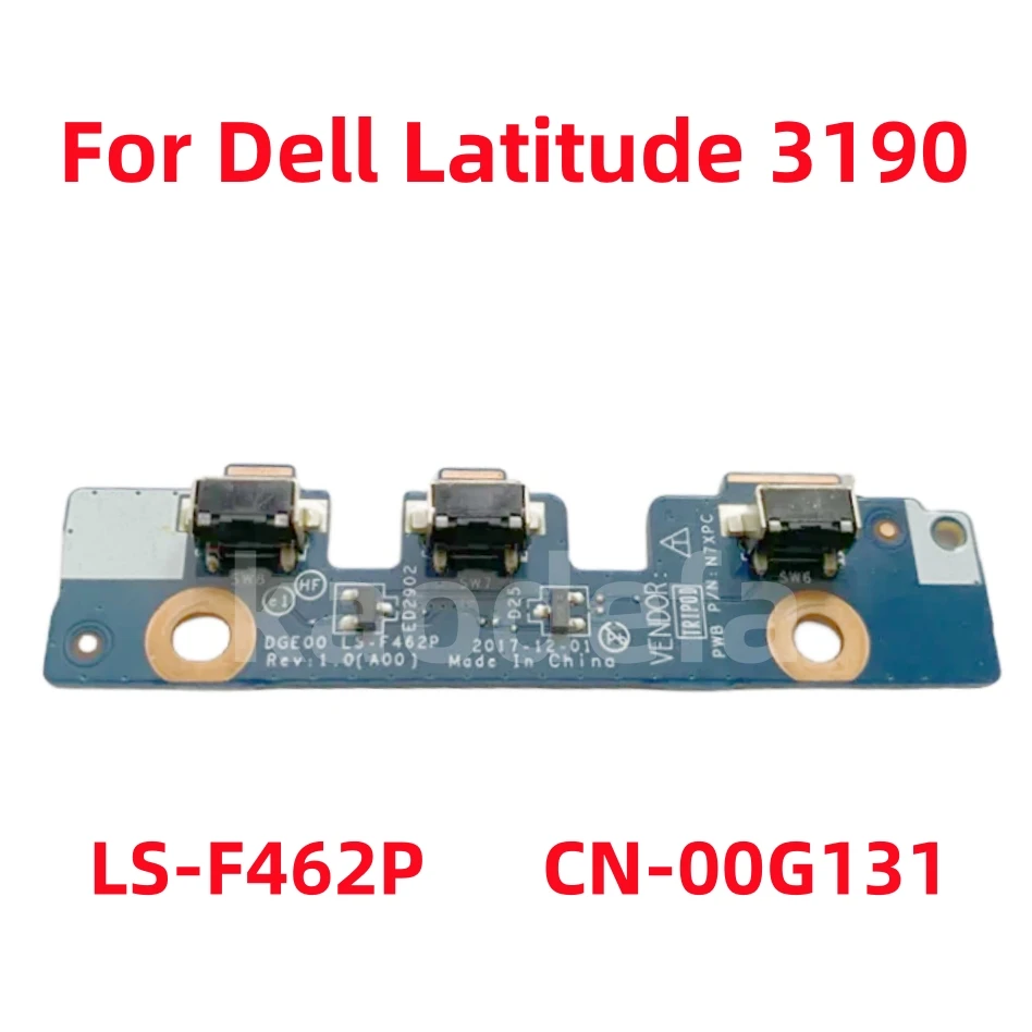 

LS-F462P For Dell Dell Latitude 3190 Laptop USB Audio Port Circuit Board CN-00G131 00G131 0G131 100% Test OK