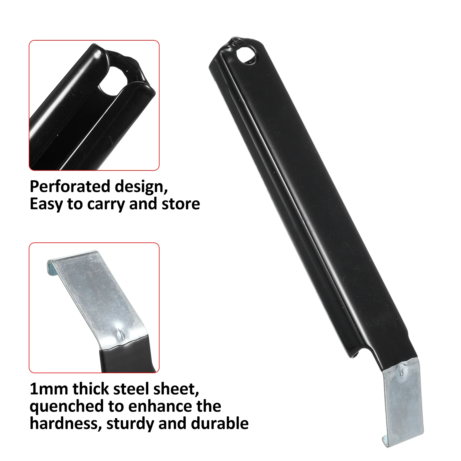 2PCS Vinyl Siding Removal Tool for Installation and Repair Extra Long Non-Slip Grip Handle Easy Removal of Steel Zip Tool