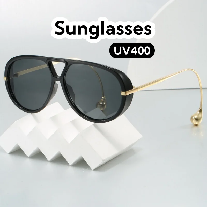 

Advanced Fashion Toad Sunglasses for Women and Men Elegant UV400 Beach Travel Driving Pilot Uv Protection Shades Eyeglasses