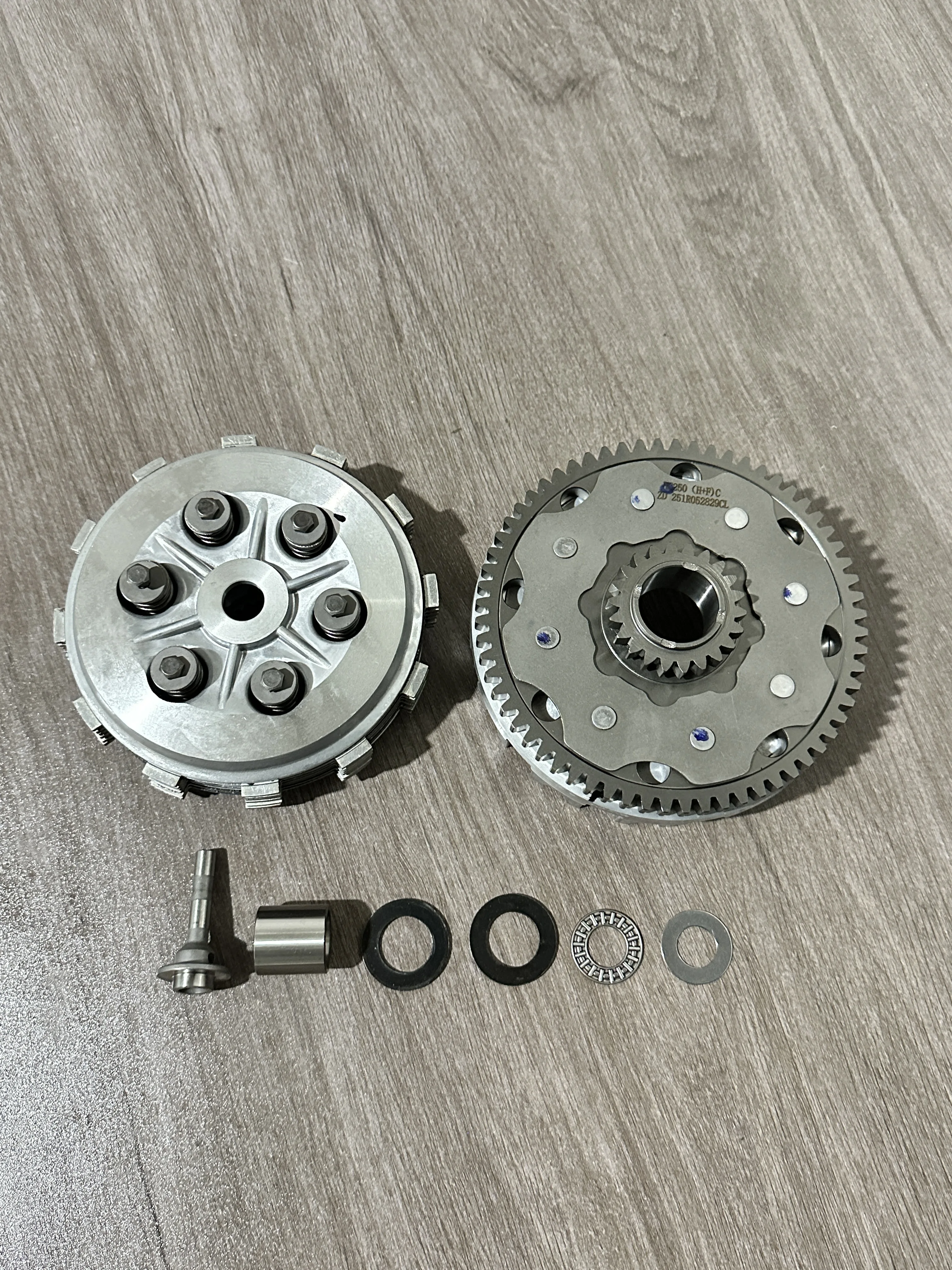 【Professional Grade Quality】Zongshen Nc250 Clutch Assembly Set - Suitable for Nc250 Engine, Off-Road Motorcycles, Rally Racing, Replacement Parts - High Friction Coefficient, High Temperature Resistant, Durable