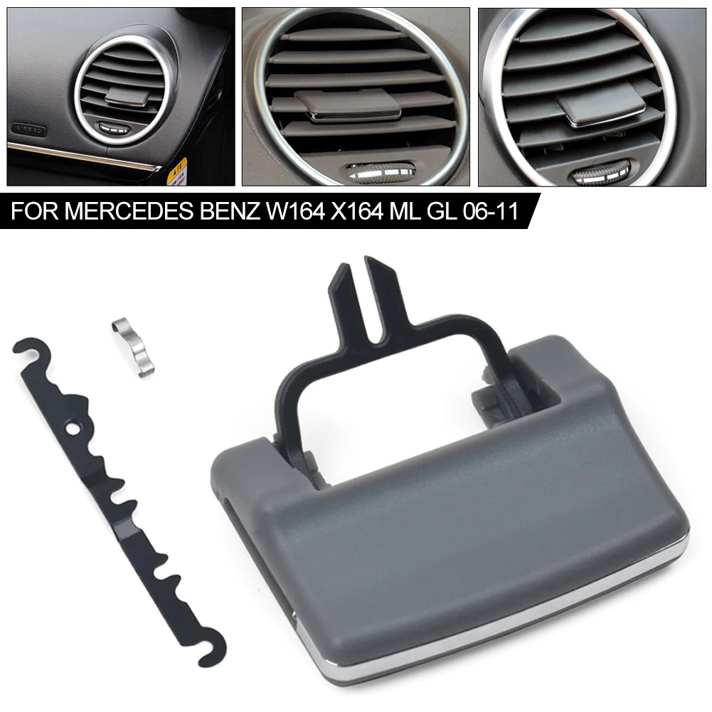 Car Dashboard Air Conditioner Outlet Pick AC Vent Grille Tab Clip Repair Accessories Kit For Mercedes Benz W164 X164 ML GL 06-11