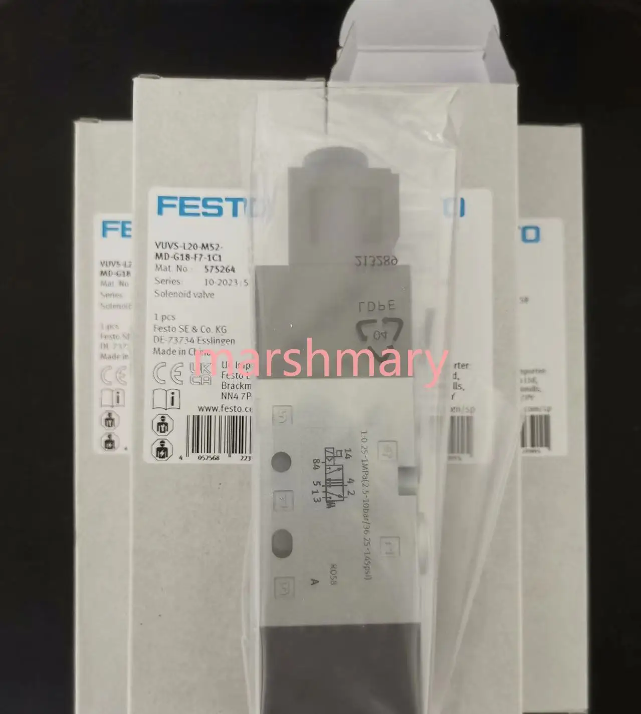 

1PC NEW FESTO VUVS-L20-M52-MD-G18-F7-1C1 575264 solenoid valve