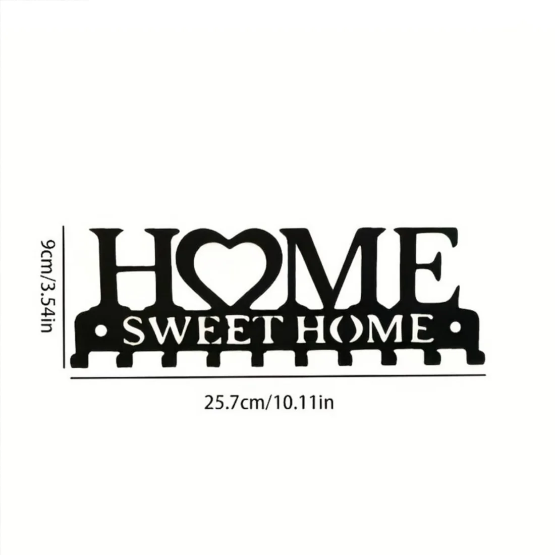 Wall - Mounted Sweet Home Key Holder: Tidy Up Your Keys Using This Innovative Front Door Key Wall Hook image 2