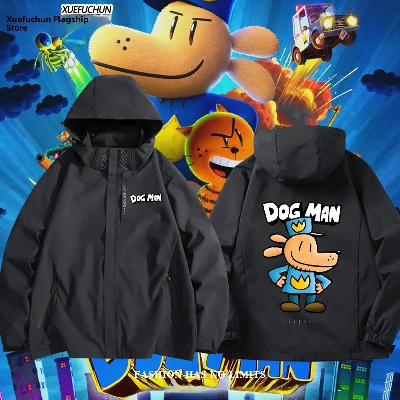 

DOGMAN God Dog повседневное свободное тюре мужское и женское осенне-зимнее уличное ветрозащитное дышащее модное пальто из полиэфирного волокна