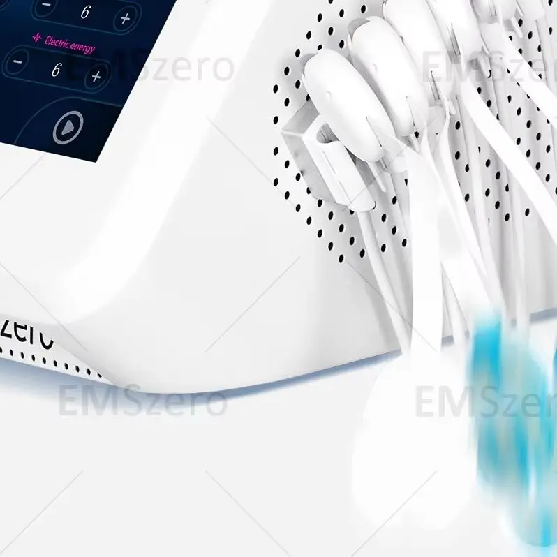 NEW EMS RF Face Lifting Machine 5 Handles Facial Electrostimulation Device Anti Aging Wrinkle Removal Face Sculpt Pads Massager