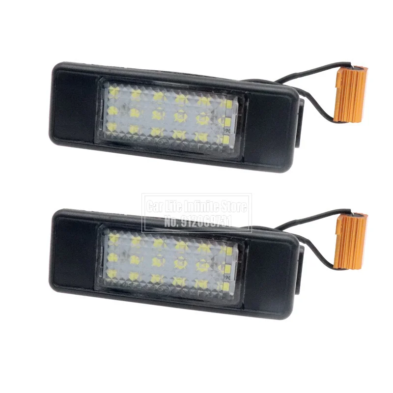 2Pcs LED License Number Plate Light Lamps For Mercedes Benz Sprinter W906 2006- Vito W639 2003-2014 Viano W639 2003-2014