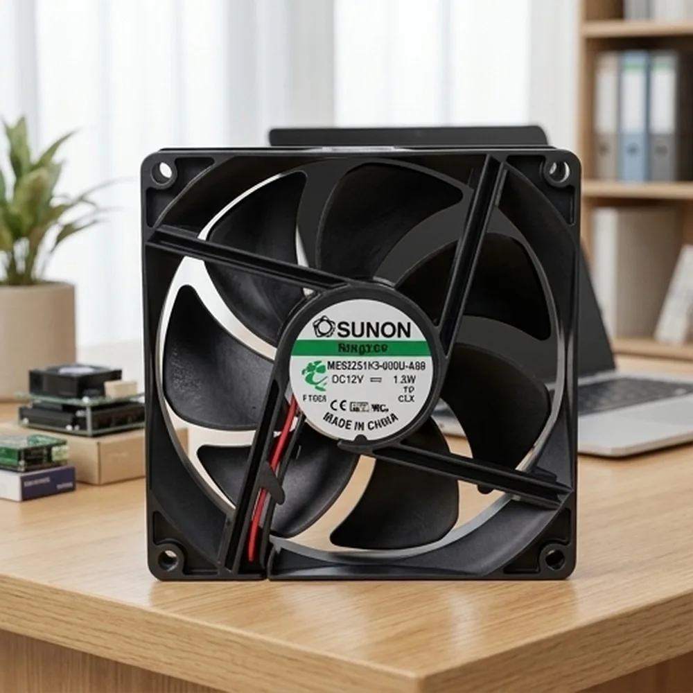 For SUNON ME92251V3-000U-A99 DC12V 1.3W 2-Wire Cooling Fan