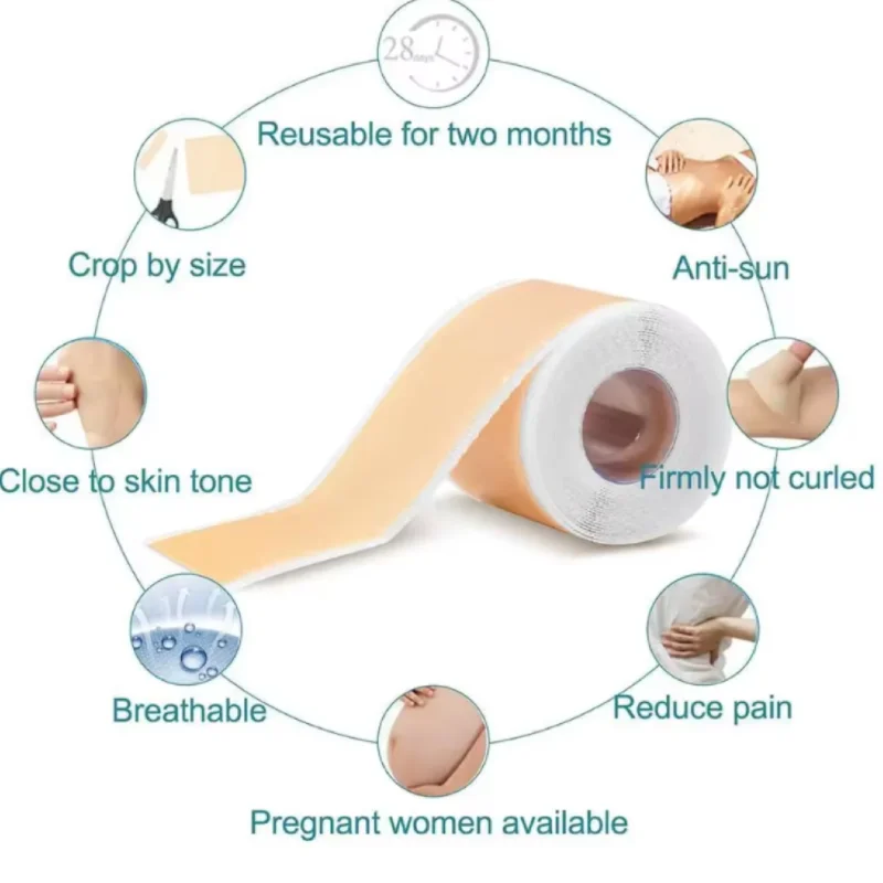 4 سنتيمتر x 150 سنتيمتر سيليكون ندبة ورقة إزالة شرائط هلام السيليكون ندبة قطاع لحب الشباب كيلويد جراحة حرق العلاج ندبة التصحيح Hot البيع