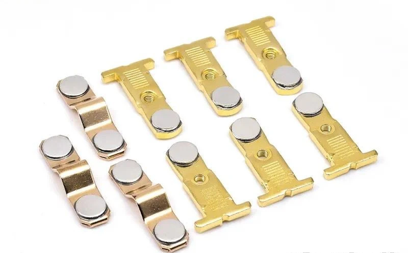CJX2 LC1D Series Silver Contactor Touchpoint Spare Parts Fit CJX2-6511 8011 9511 LC1D40A D50A D65A