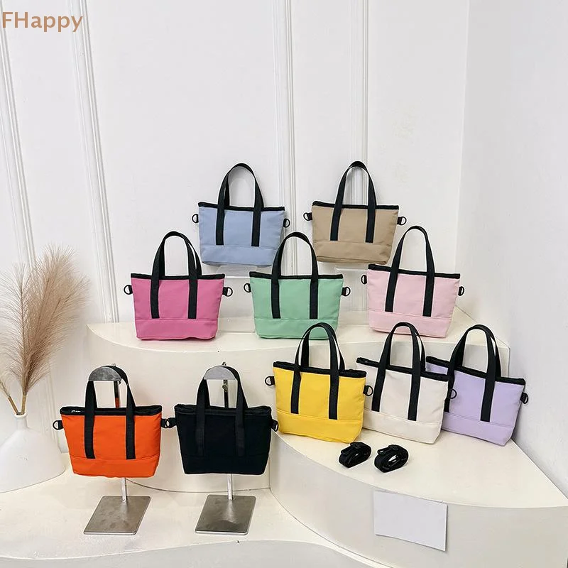 

Trendy Simple Sporty Style Large Capacity Shoulder Bags Student Nylon Handheld Tote Bag Casual Unisex Crossbody Bag Commuter Bag