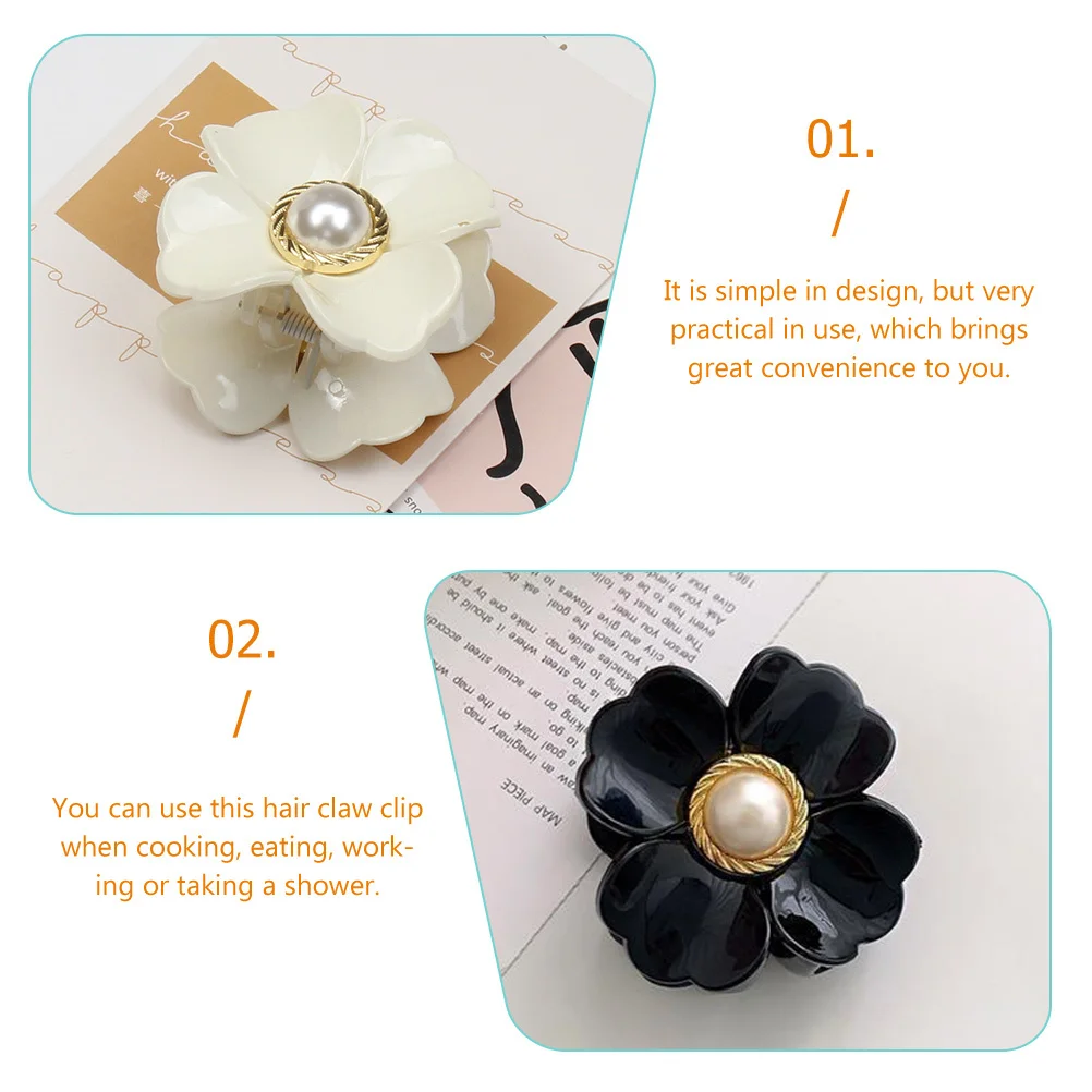 

6pcs Flower Claw Clip Small Claw Clips For Women Girls Jaw Clips Back Hair Clip Ponytail Holder For Thick Thin Hair Daily Use