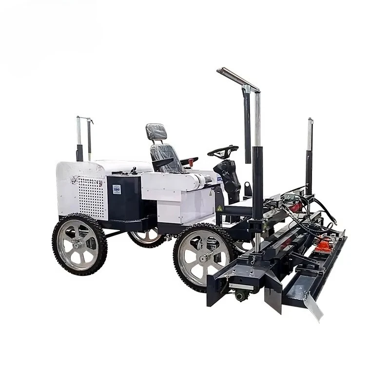 Factory Concrete Laser Screed Self Leveling Machine 50hp Engine Motor Automatic Road Laser Screeding Vibrating High Quality Sale