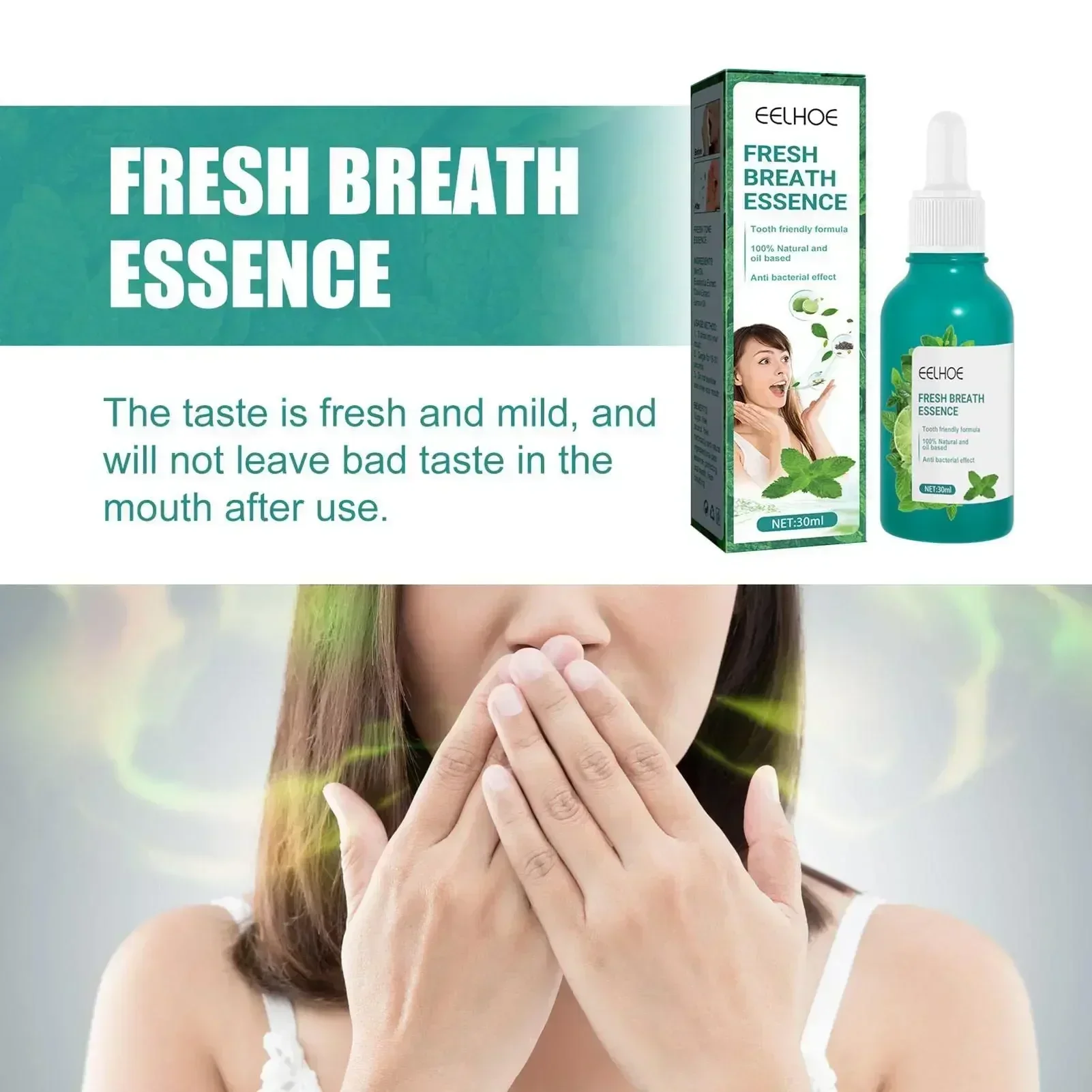 

Bad Mouth Smell Removing Drops Gentle Mint Mouth Drop Cool Mint Oral Care Essence To Get Rid Of Bad Breath Fight Bad Breath