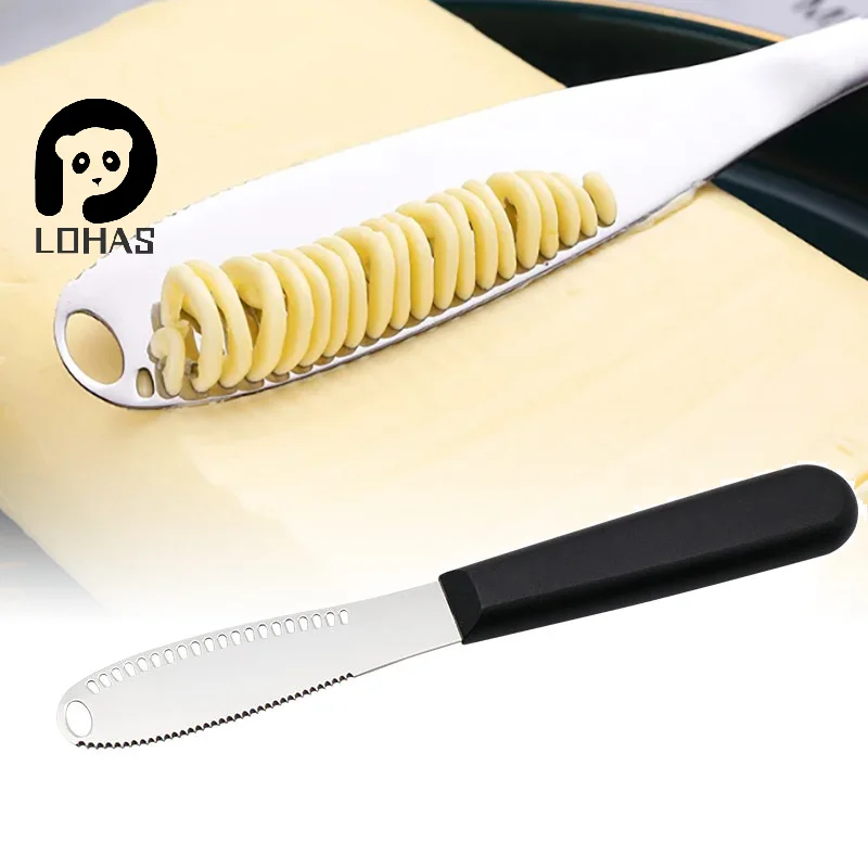 1PC Stainless Steel Butter Knife Cheese Dessert Jam Spreaders Cream Scraper Bread Splitter Butter Spreader Kitchen Accessorie