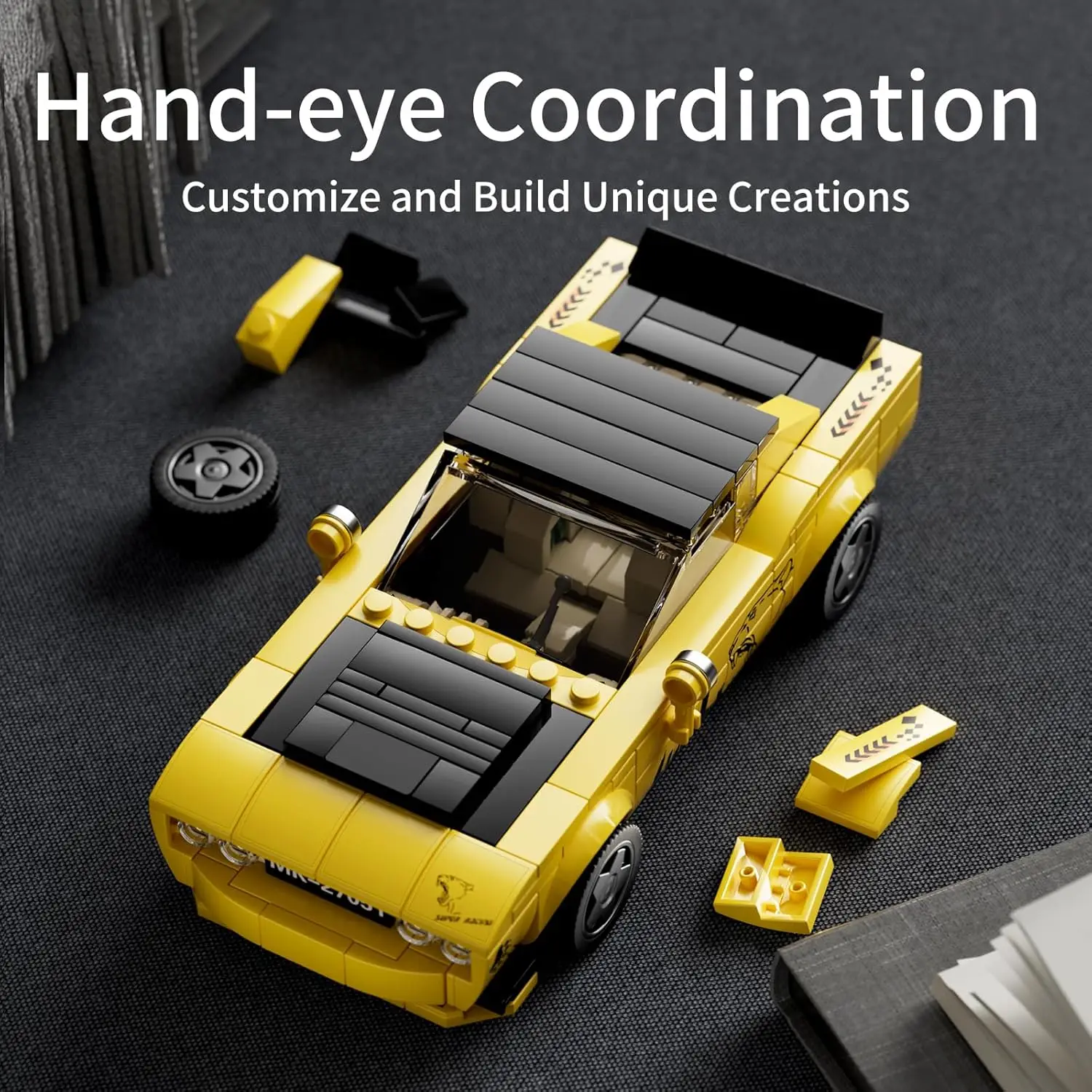 

Mould King Speed Champion Car Building Toy For Boy Teen, Racing Sports Collectable Model Car Construction Toy With Display Case,