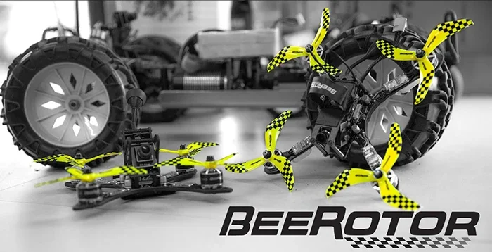 10 คู่ BeeRotor 5043 3-Blade CW/CCW ใบพัด Tri-Blade Props สําหรับ Professional Racer Quadcopter