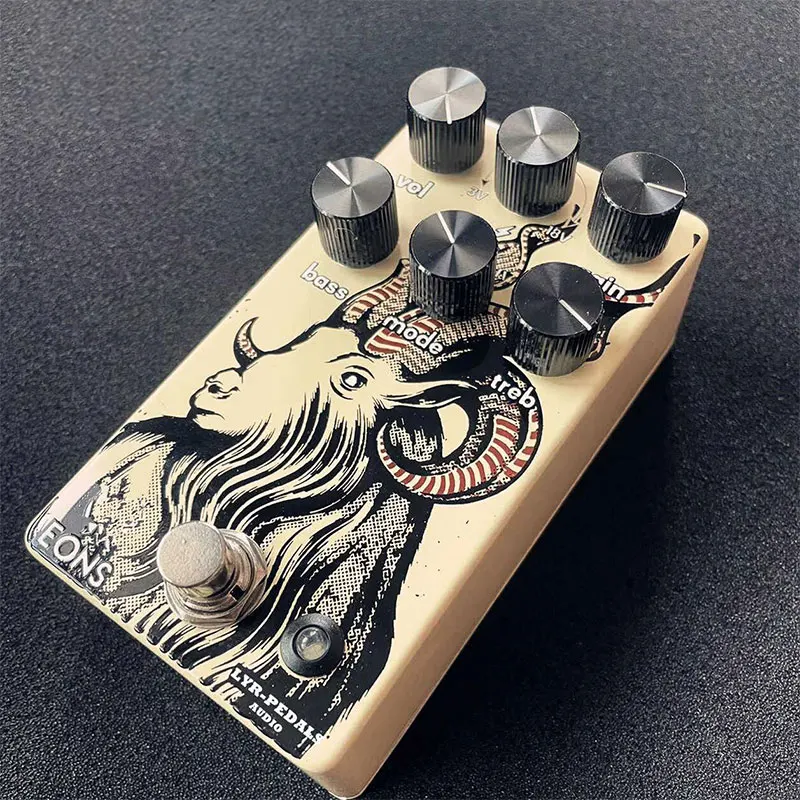 

LY-ROCK Rock Electric Guitar FUZZ French Five-in-a-Row Mode Single Effect Device Reproduction Rock FUZZ Walrus Guitar Effect Ped