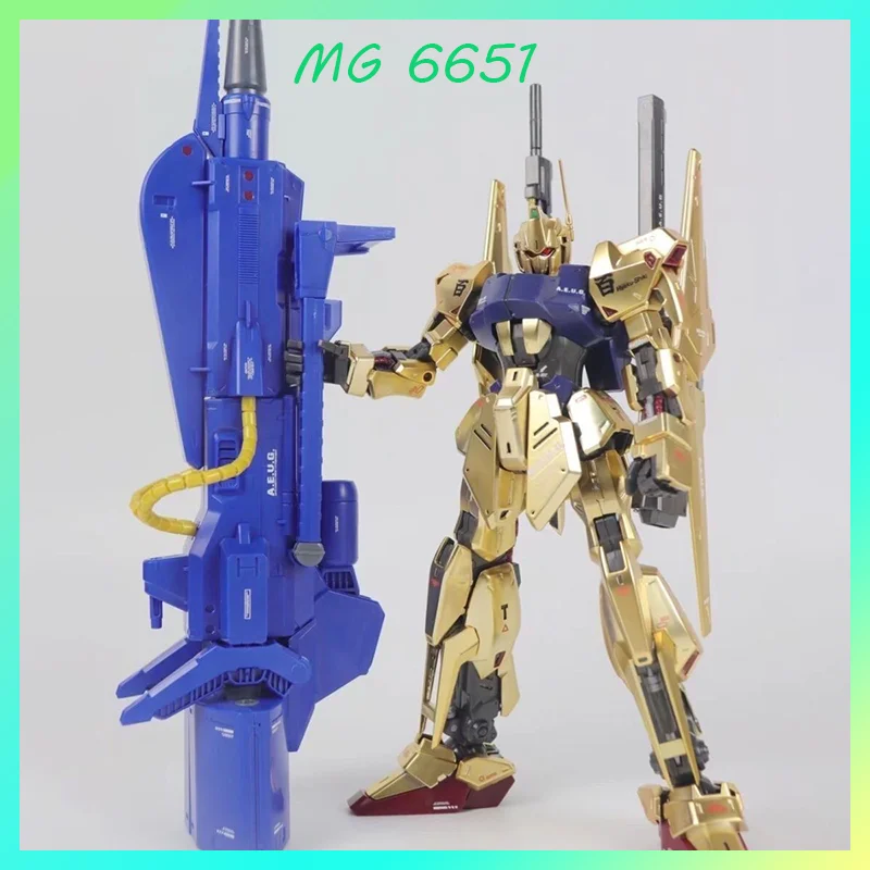 

【IN STOCK】DABAN 6651 MG 1/100 Mass Production Type Hyaku Shiki Champagne Gold Assembly Model Kit Poseable Robot Toy Gift