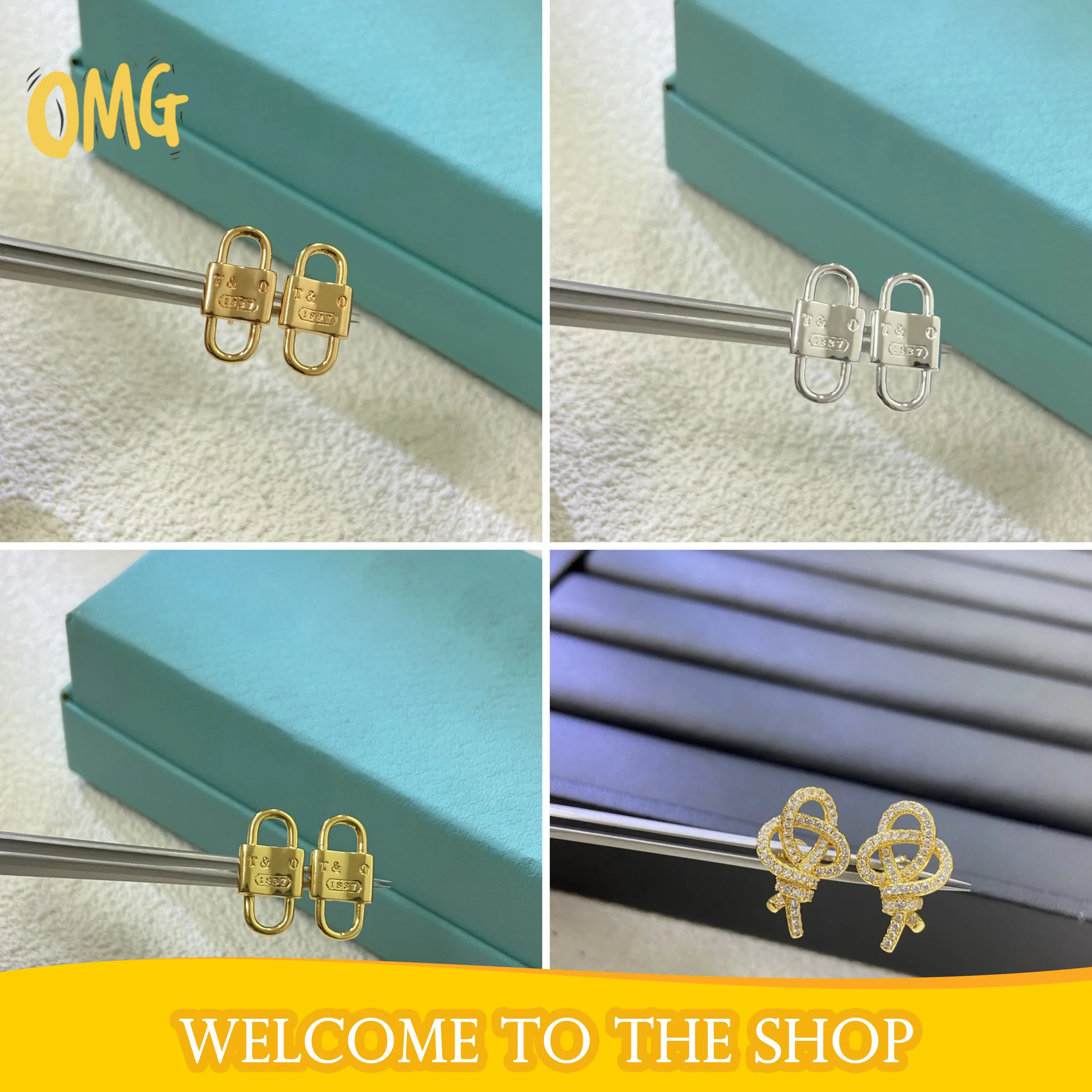 

Шикарные серьги-гвоздики из серебра 925 пробы, классический дизайн, модные, универсальные, популярные, на выбор ювелирных изделий