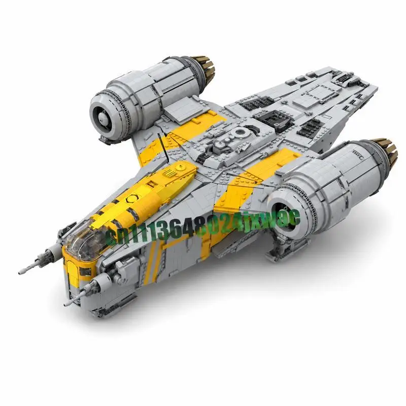 NEU 6944 Teile Razor-Crest UCS Style MOC Modell Benutzerdefiniertes Puzzle DIY Montage Lernbausteine Sammlerstück Ausstellungsstück Spielzeug Geschenk