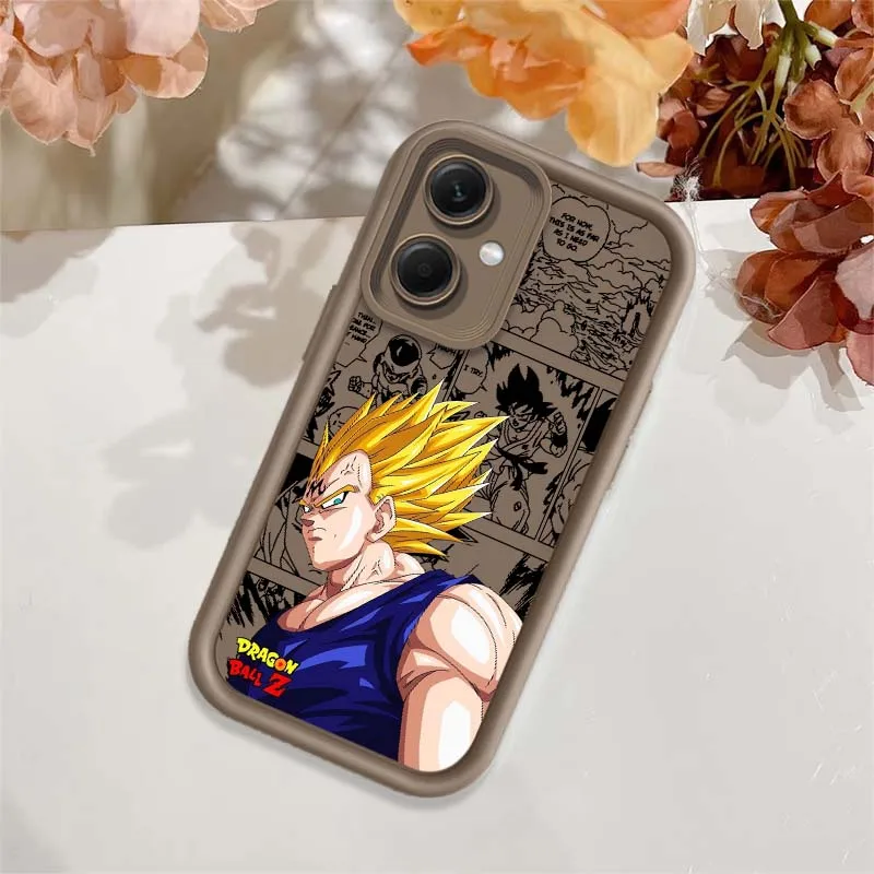 D-دراجون كرات فيغيتا أنيمي ل Redmi ملاحظة 14 13 12 11 13R 12R 12T 11T برو زائد العين سلم جراب هاتف