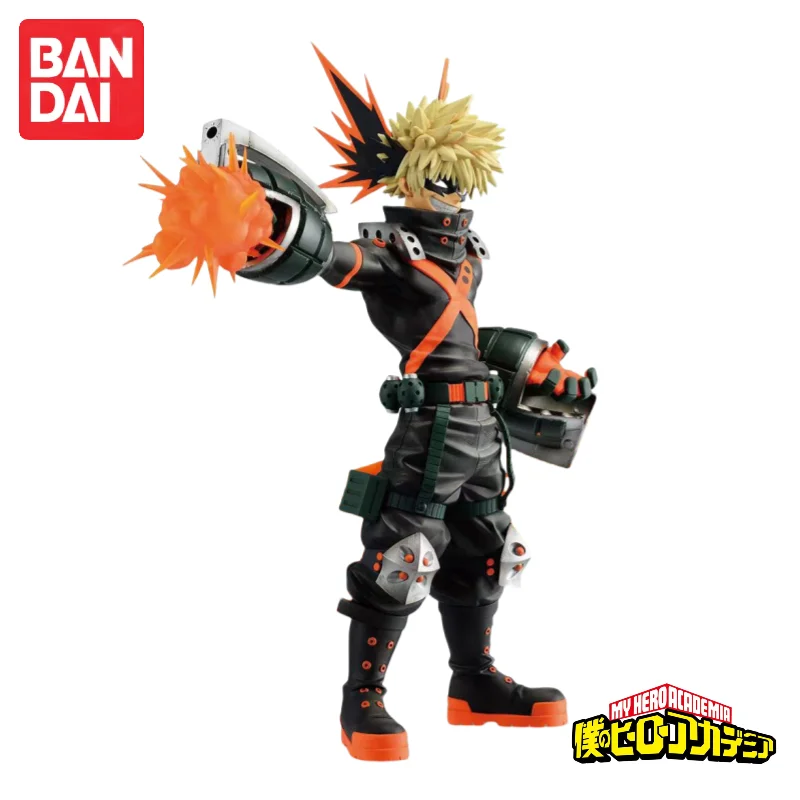 

В наличии оригинальные Bandai BANPRESTO My Hero Academia Bakugou Katsuki аниме фигурки модель игрушка настольный орнамент коллекция подарок