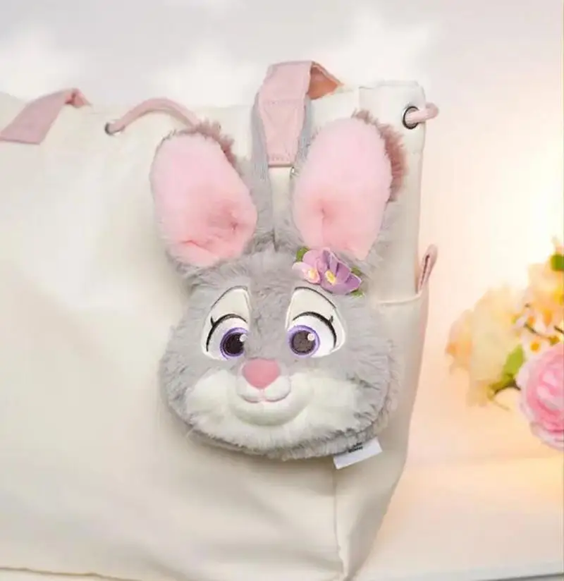 ديزني Zootopia شخصيات كرتونية لطيفة جودي نيك ضابط ليوبارد الربيع زهرة سلسلة أفخم محفظة نسائية للعملات المعدنية قلادة حقيبة الظهر قلادة