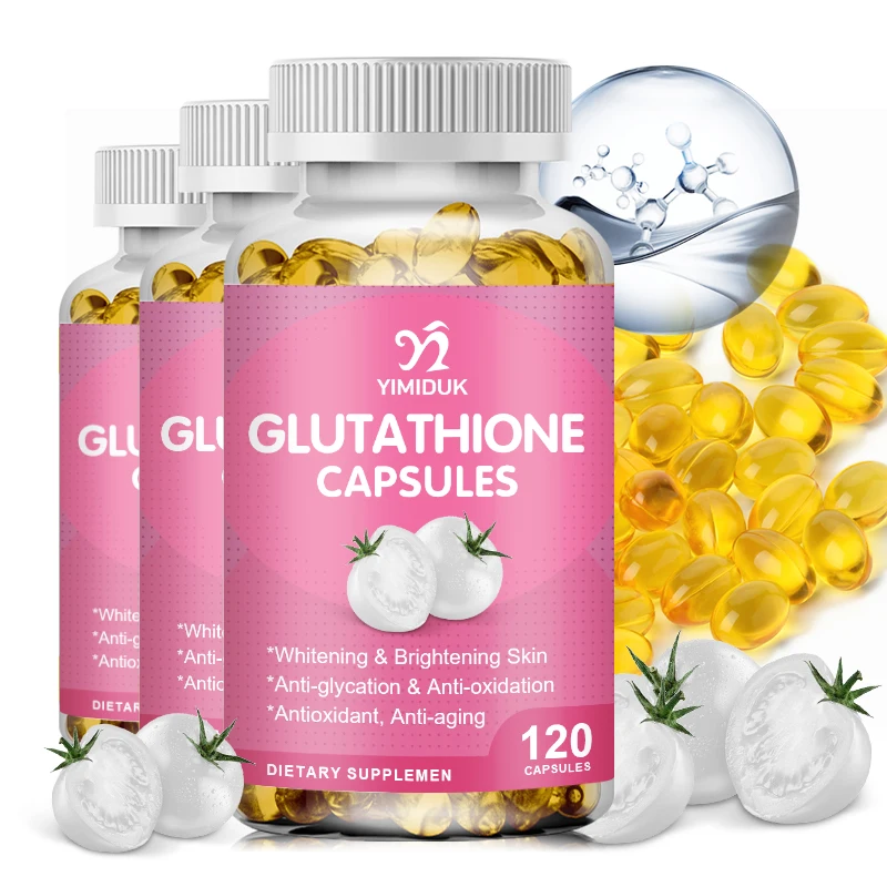 

White Tomato Glutathione Capsules Anti-Aging Dull Skin Whitening Skin Supplements Restore Baby Like Skin