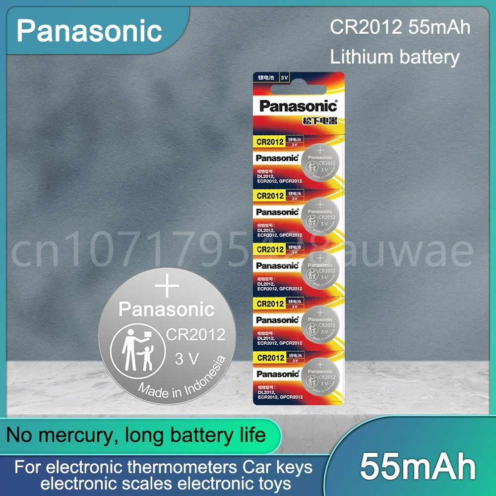 Panasonic CR2012CH/5B кварцевые часы Автомобильный ключ дистанционного управления материнской платой 3V батарея кнопки