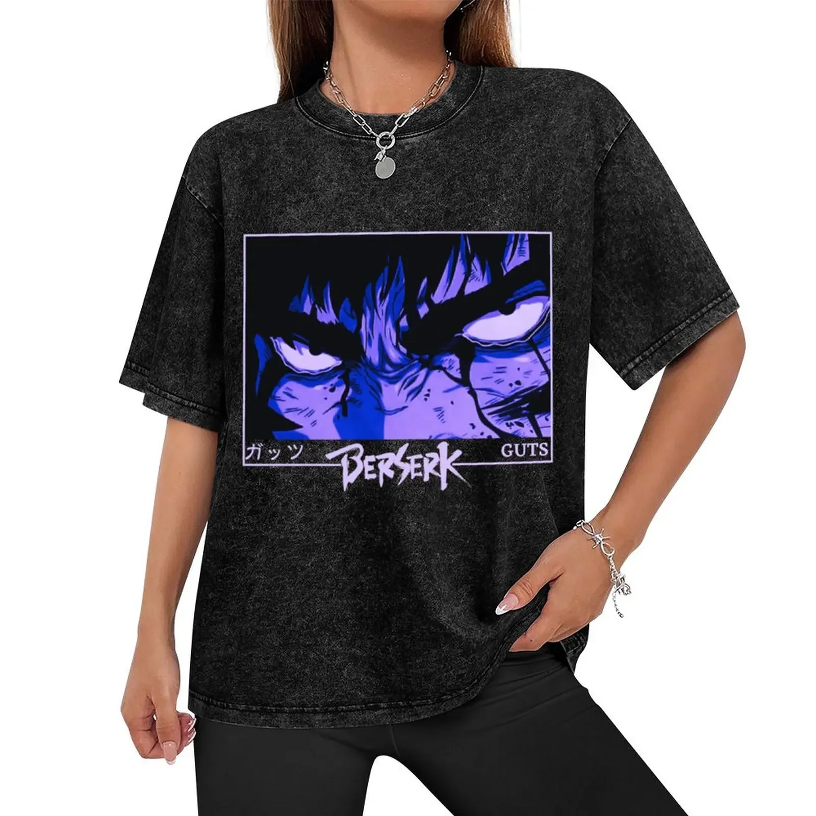 The Black Swordsman Anger Eyes - Eclipse Tragedy T-Shirt korean fashion kawaii clothes mens designer t shirt