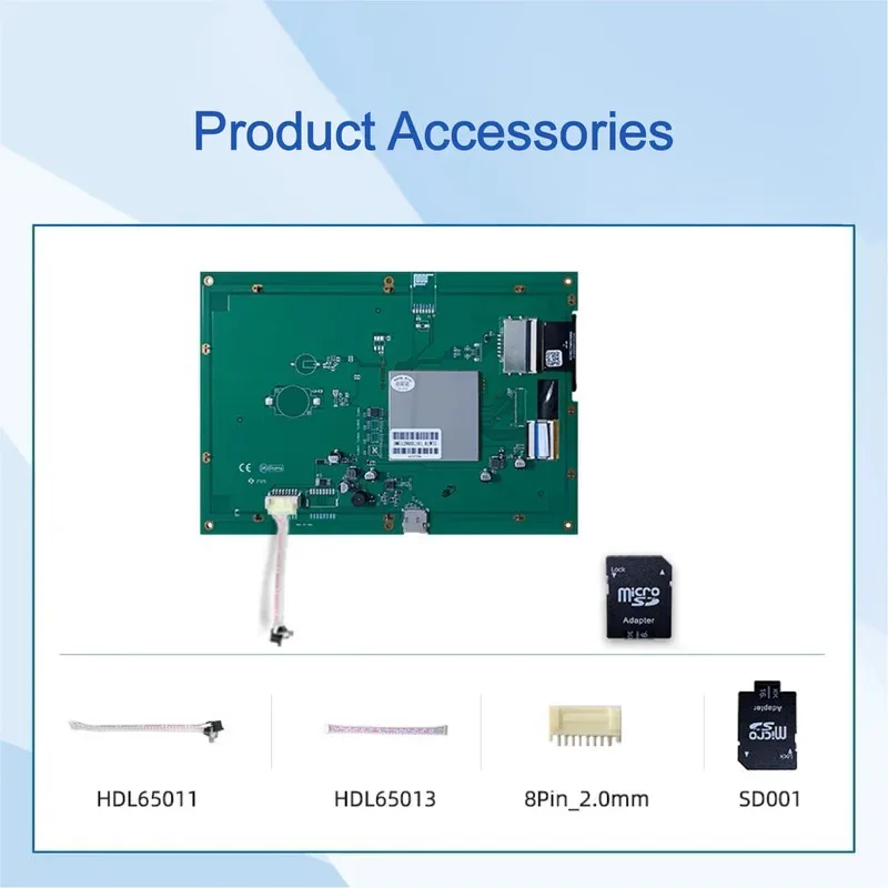 DWIN 10.1 بوصة 1280x800 TFT LCD HMI وحدة عرض IPS بالسعة/مقاوم TTL/RS232 شاشة تعمل باللمس DMG12800L101_01W