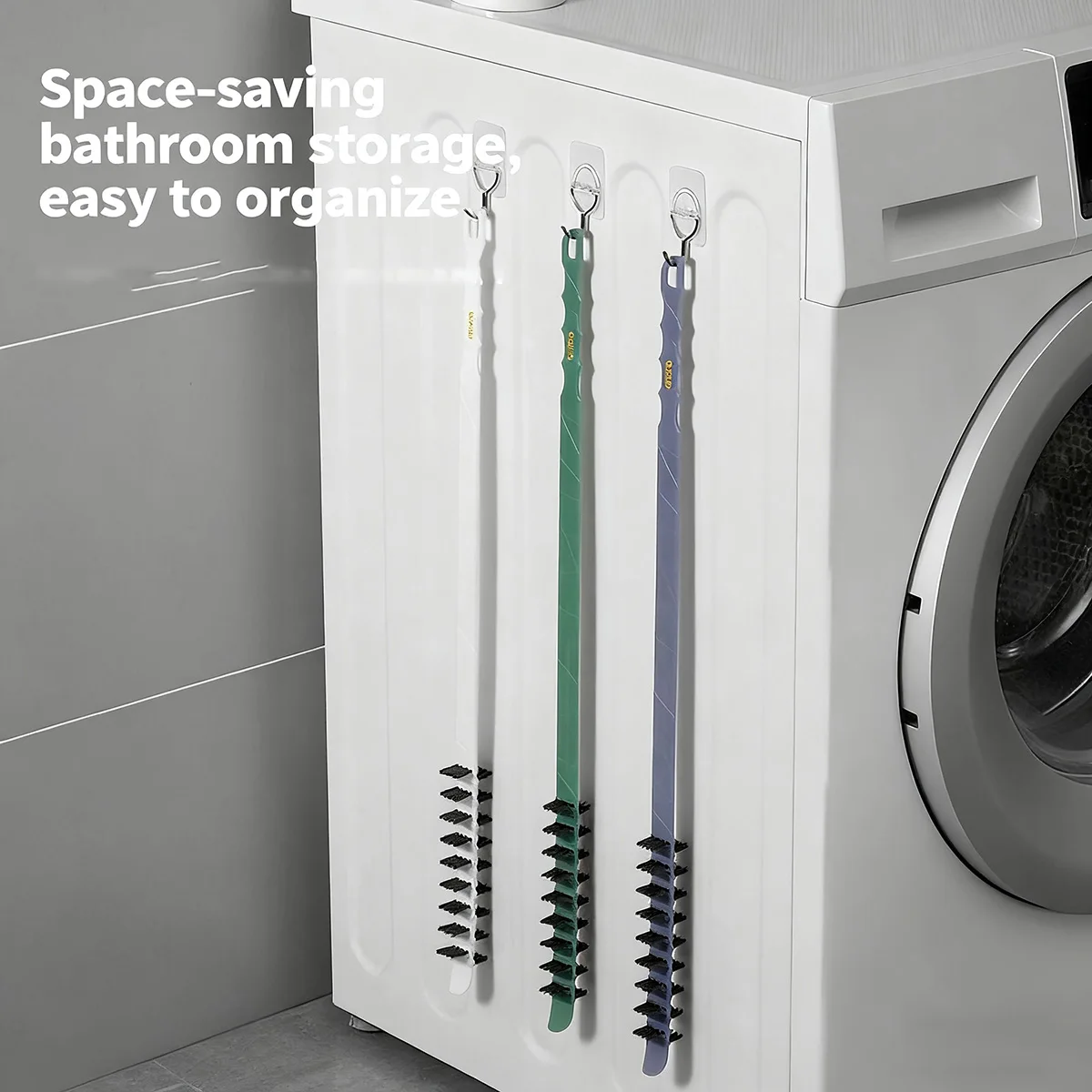 Deep Cleaning Brush for Washing Machine, Extra-long Handle and Sponge Bristles, Perfect for Removing Tough Dirt and Grime