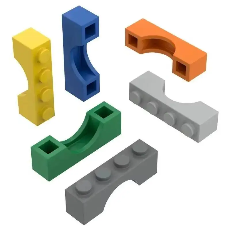 10PCS 3659 1x4x2 Flache Bogen Bausteine MOC Bau Zubehör Teile Kompatibel mit Ziegel Kinder Spielzeug geschenk