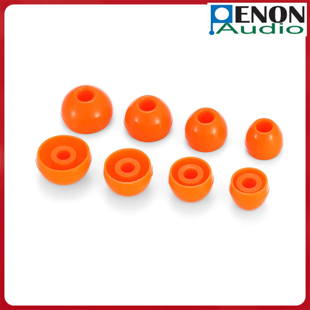 Image of 3 Paar Penon Liqueur O Orange 4,5 mm Serie S/M/L/XL HiFi Audiophie Silikon-Ohrstöpsel für 4,0–6,5 mm Düse In-Ear-Kopfhörer IEM