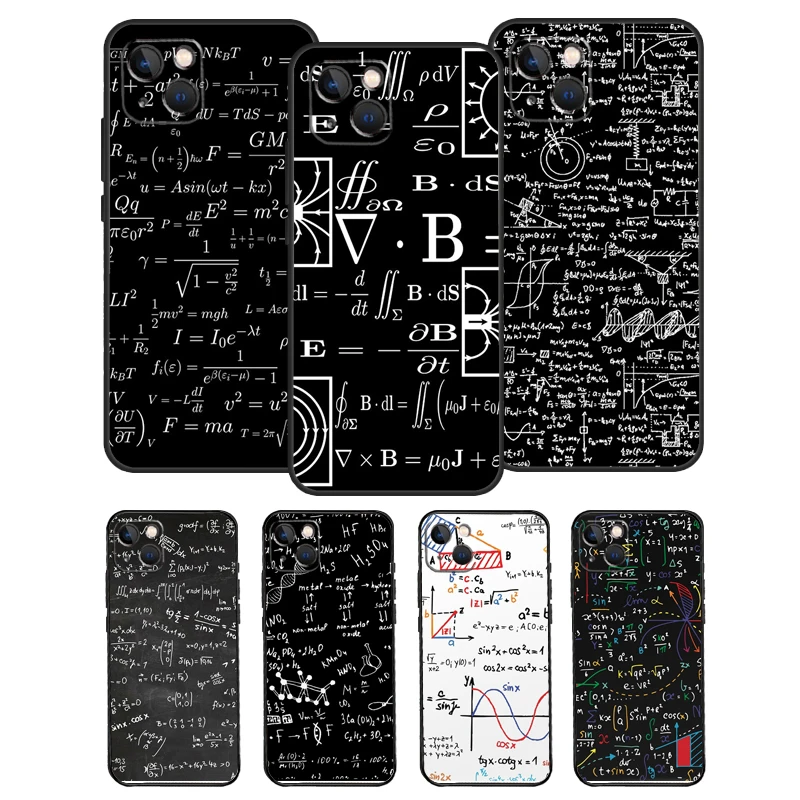 Physics Science Maths Formula For OPPO Reno 13F 11F 12F 14F 10 11 12 13 14 Pro 8T 7 8 Lite OPPO Find X8 X6 X5 X9 Pro Case