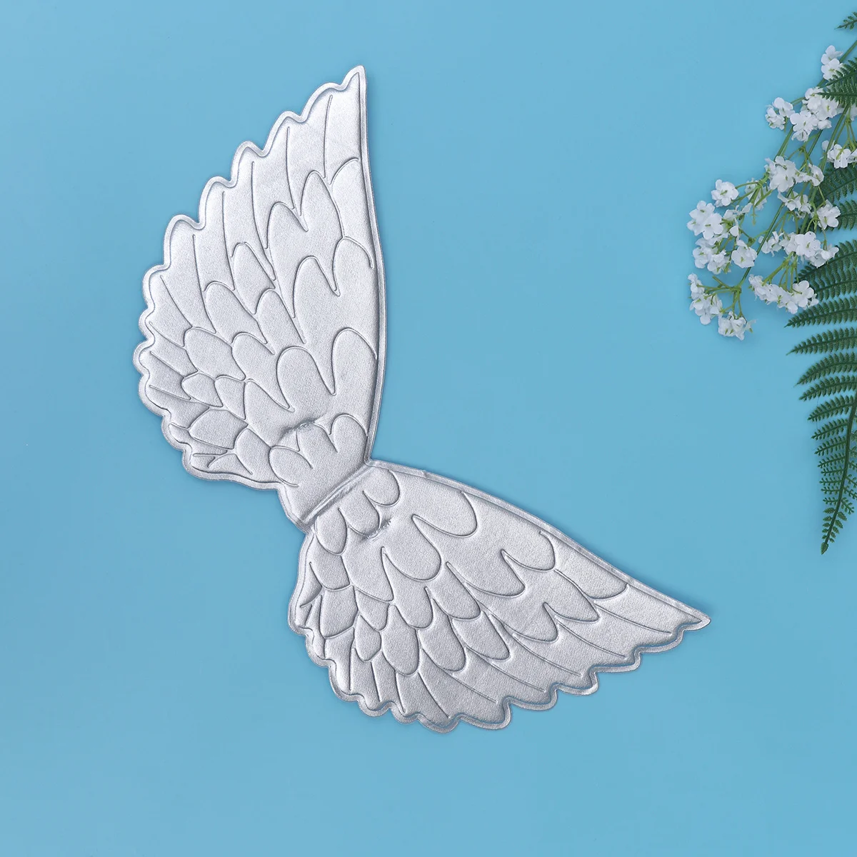 Accessoires de spectacle de Cosplay argentés pour enfants, accessoire de Costume de fée sur scène d'halloween, ailes pour enfants