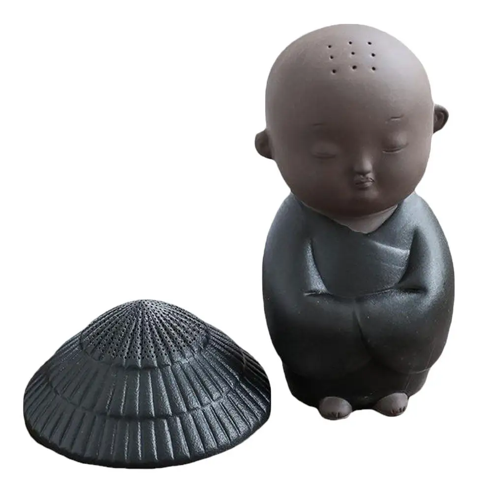

1Pcs Chinese Zen Style Tea Pet Adornment Creative Mini Monk Decor Household Desktop Ornament Home Tea Decoration