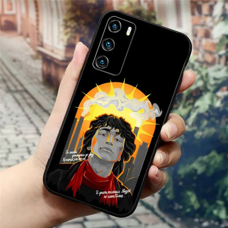 Viktor Tsoi Кино Movie Phone Case For Honor 70 60 50 30 V30 7A Pro 20 10 Lite 7C 9X 10I 8X 8S 20I Psmart Z Soft Cover