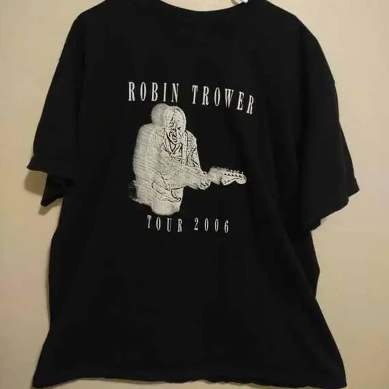 Robin Trower 2006 Tour Live T Shirt  Black S 5XL