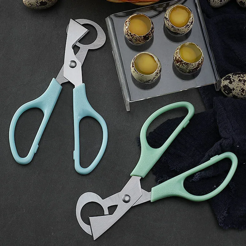 Stainless Steel Pigeon Quail Egg Scissor Bird Cutter Opener Kitchen Tool Clipper Sale shells Scissors Cracker Cigar Blade Househ