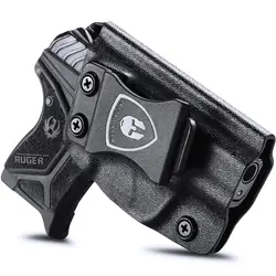 Ruger LCP II Holster IWB Kydex,Not Fit LCP .380 & LCP II .22 LR,Inside Waistband Concealed Carry, Adj. Cant Right/Left