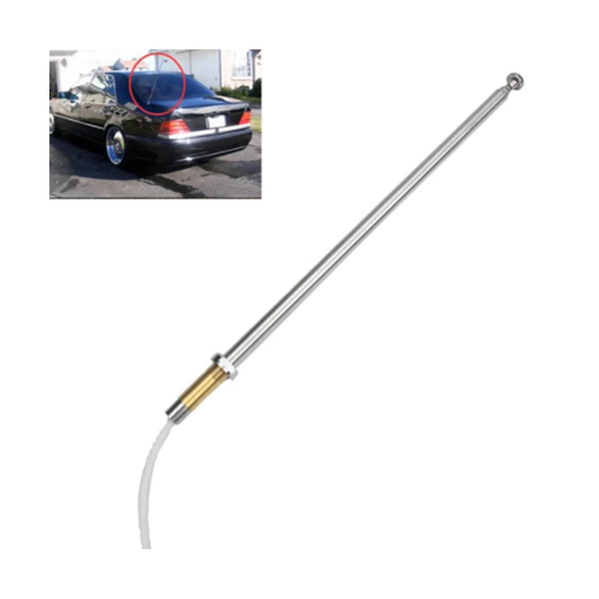 For Mercedes W124 A124 C124 S124 W126 W201 W202 W123 C123 190E 190D C107 R107 R129 Auta 6000 Aerials Automatic Antenna