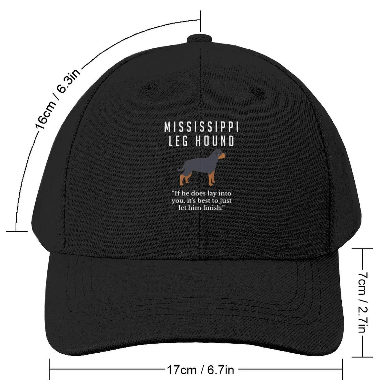 Mississippi Leg Hound Baseball Cap hard hat party Hat Uv Protection Solar Hat Man For The Sun Baseball Men Women's