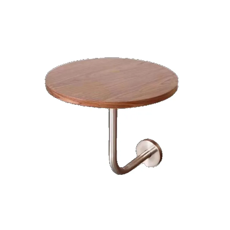 

Card seat wall hanging small round table cake baking drink shop table milk tea shop coffee shop card seat table by the wall