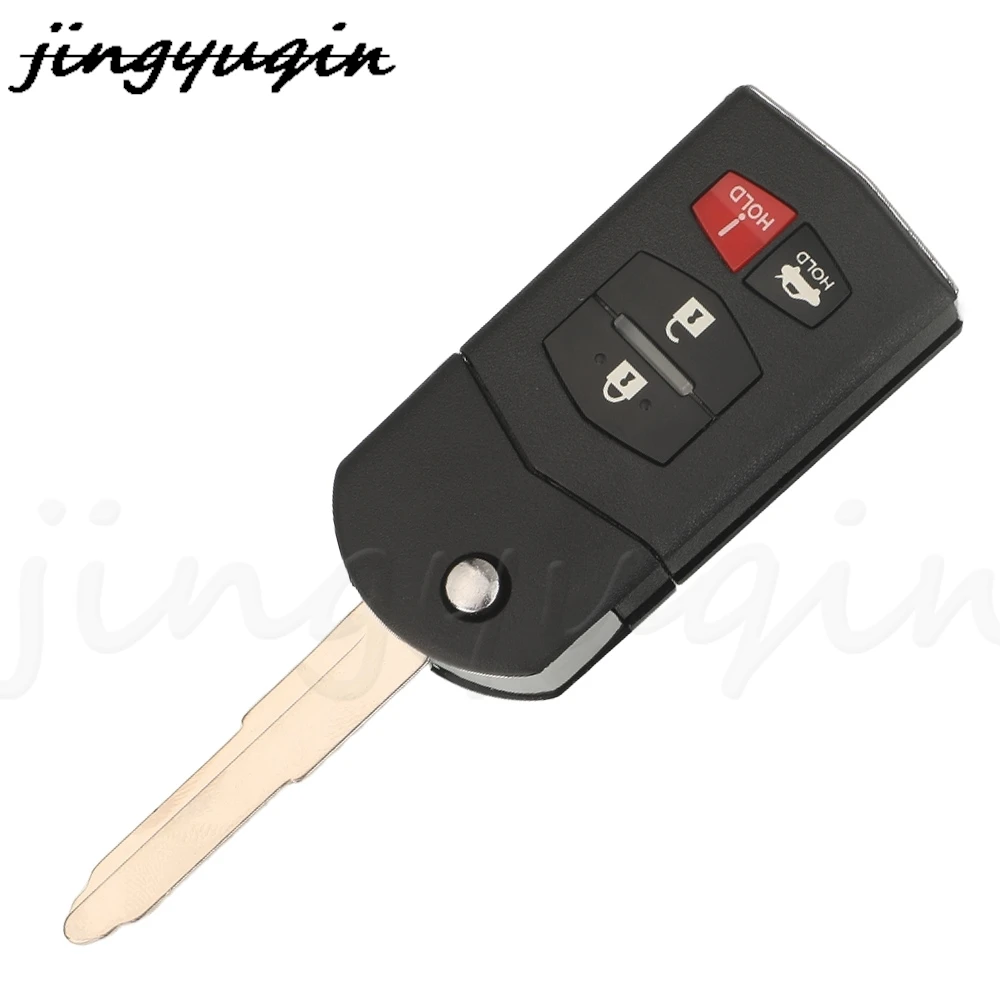 jingyuqin BGBX1T478SKE125-01 3/4 Przyciski Odwróć zdalny kluczyk samochodowy 315 MHz 4D63 Do Mazda 3 5 6 CX-7 CX-9 MX-5 Miata Auto Fob Contol