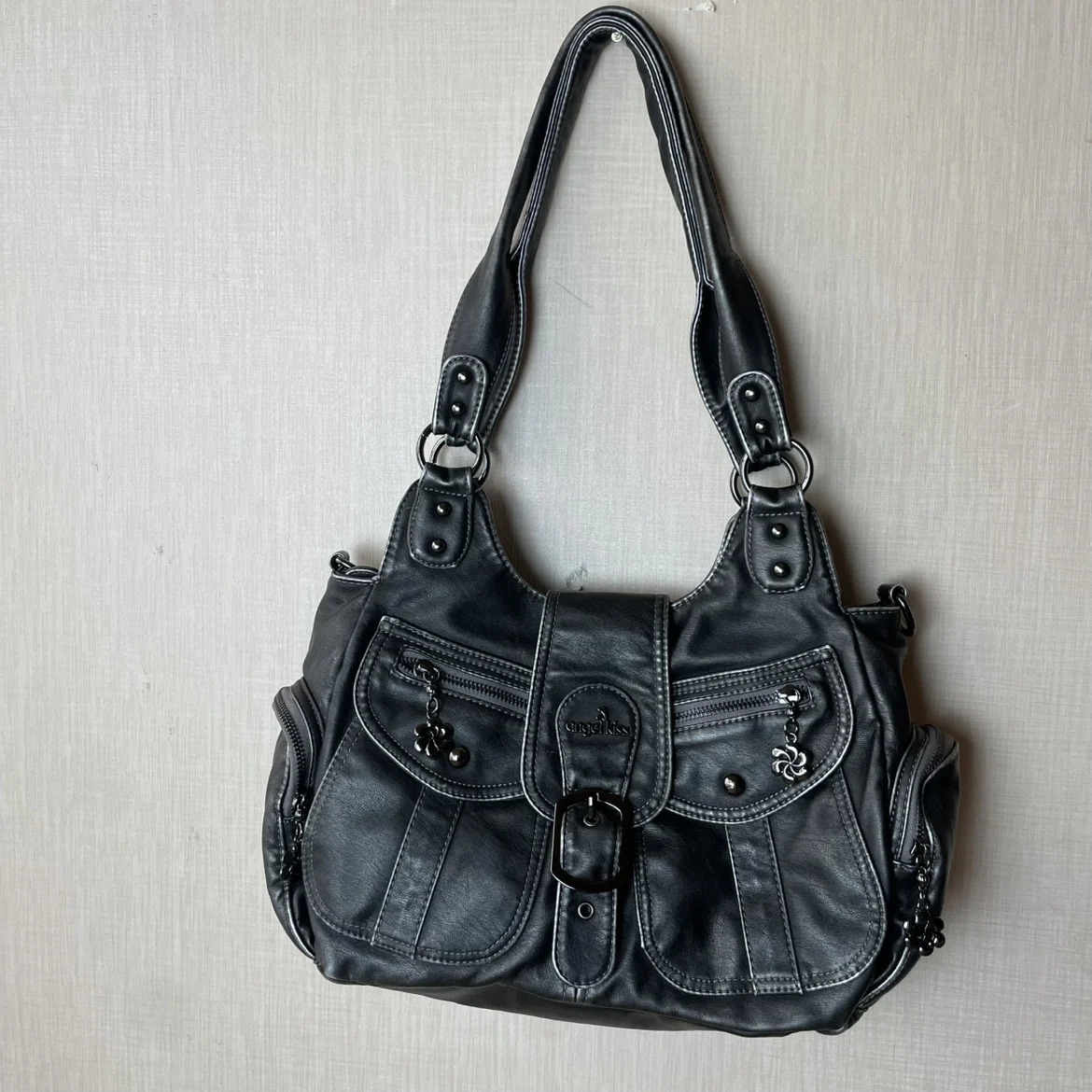 Designer Brand Retro Single Shoulder Crossbody Large Capacity Multi-pocket Soft Leather Bags for Women Hot Selling