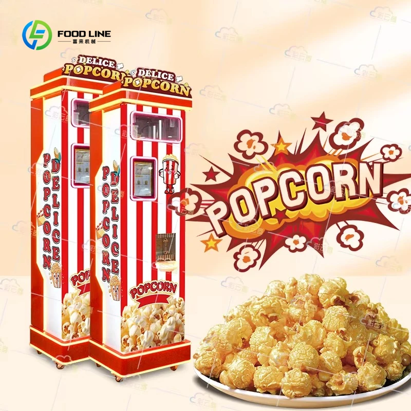 

Popcorn Machine Manufacturer Popcorn Vending Machine Automatic Factory Accept Credit Card Payment